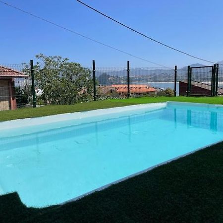Casita Independiente Y Tres Apartamentos Con Piscina Ladeira Playa Baiona Extérieur photo