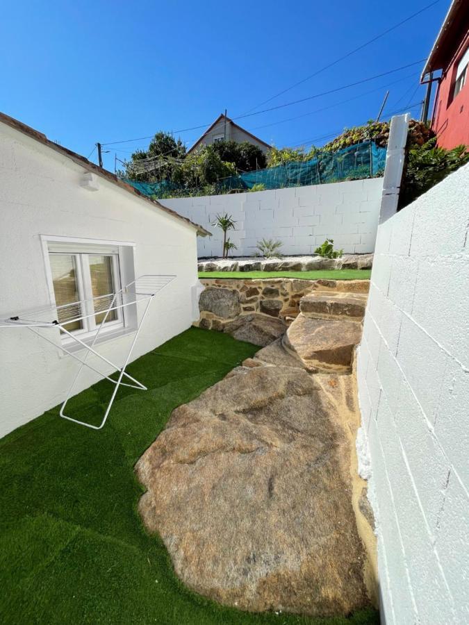 Casita Independiente Y Tres Apartamentos Con Piscina Ladeira Playa Baiona Extérieur photo