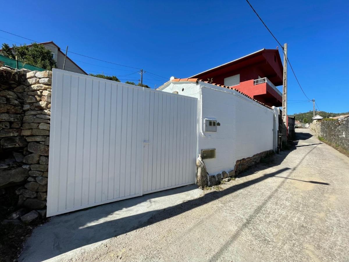 Casita Independiente Y Tres Apartamentos Con Piscina Ladeira Playa Baiona Extérieur photo
