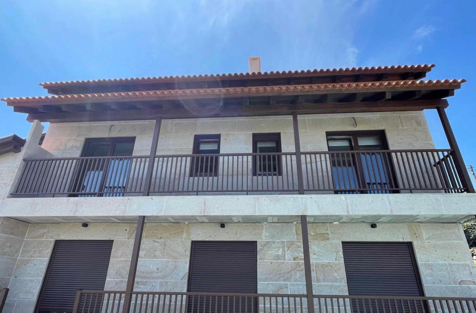 Casita Independiente Y Tres Apartamentos Con Piscina Ladeira Playa Baiona Extérieur photo