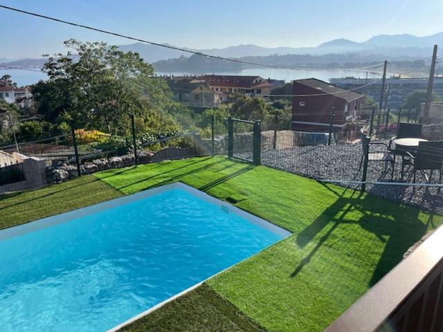 Casita Independiente Y Tres Apartamentos Con Piscina Ladeira Playa Baiona Extérieur photo