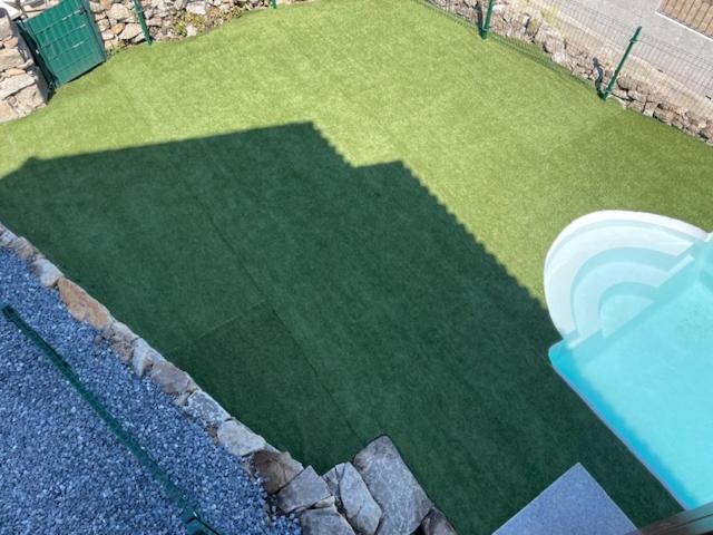Casita Independiente Y Tres Apartamentos Con Piscina Ladeira Playa Baiona Extérieur photo